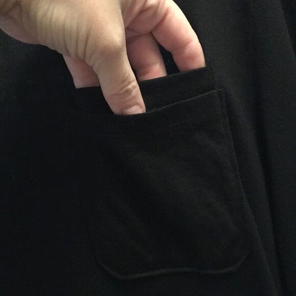 Kenneth Cole New York L/S Vneck Ribbed Top - Picture 4 of 8